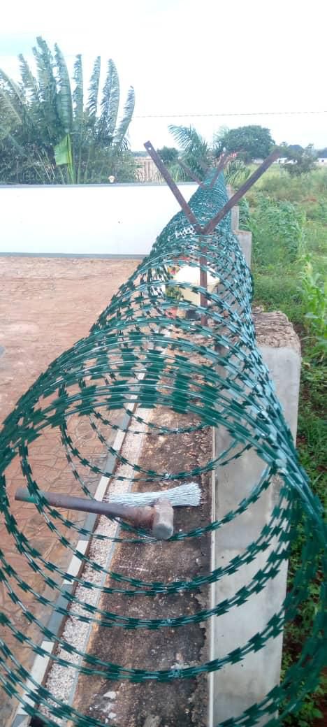 Razor Concertina Wire Installed
